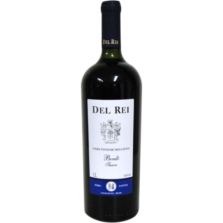 VINHO DE MESA TINTO DEMI-SEC BORDO 1 LITRO