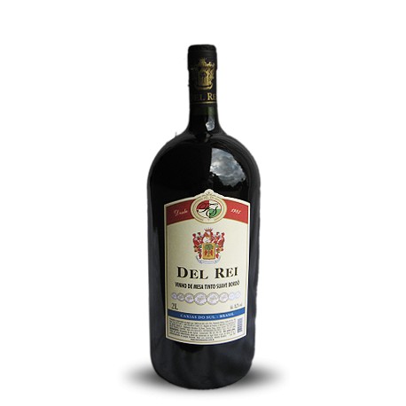 VINHO DE MESA TINTO SUAVE - BORDÔ - 2 LITROS