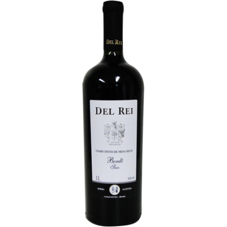 VINHO DE MESA TINTO SECO - BORDÔ 1 LITRO