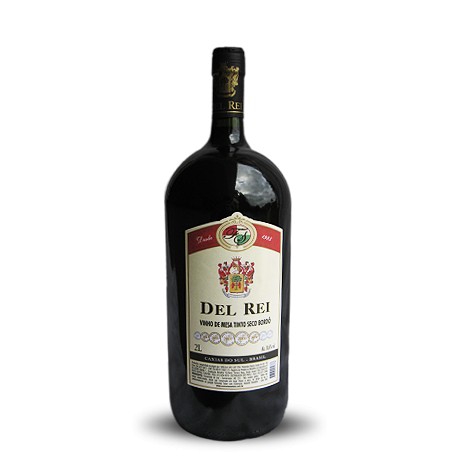 VINHO DE MESA TINTO SECO - BORDÔ - 2 LITROS