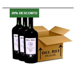 Vinho Del Rey Tinto Seco Bordo 1lt