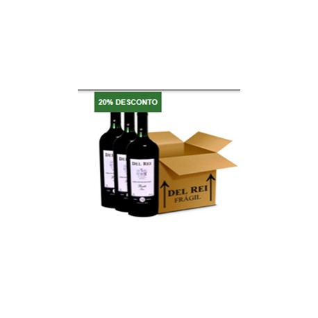 Vinho Del Rey Tinto Seco Bordo 1lt